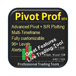 在MetaTrader市场购买MetaTrader 4的'Pivot Prof MT4' 技术指标