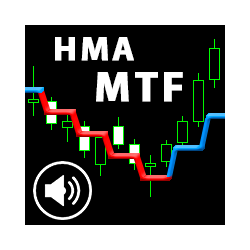 在MetaTrader市场购买MetaTrader 4的'Double HMA MTF for MT4' 技术指标