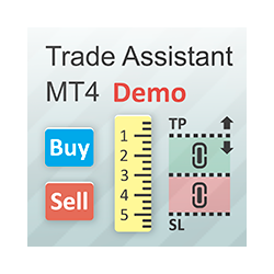 在MetaTrader市场下载MetaTrader 4的'Trade Assistant MT4 Demo' 交易工具