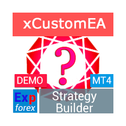 在MetaTrader市场下载MetaTrader 4的'Exp4 The xCustomEA for MT4 DEMO' 自动交易程序（EA交易）