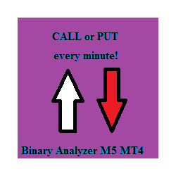 在MetaTrader市场下载MetaTrader 4的'Binary Analyzer M5 MT4' 技术指标