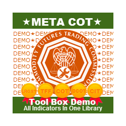 在MetaTrader市场下载MetaTrader 4的'MetaCOT 2 CFTC ToolBox Demo MT4' 交易程序库