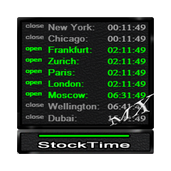 在MetaTrader市场下载MetaTrader 4的'StockTime MT4' 交易工具