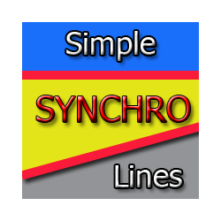 在MetaTrader市场下载MetaTrader 4的'Simple lines synchronisation for MT4' 交易工具