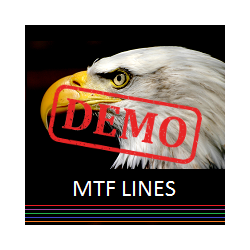 在MetaTrader市场下载MetaTrader 4的'MTF Lines DEMO for MT4' 技术指标