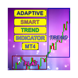 在MetaTrader市场购买MetaTrader 4的'Adaptive Smart Trend Indicator MT4' 技术指标