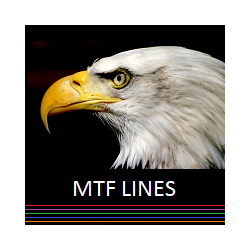 在MetaTrader市场购买MetaTrader 4的'MTF Lines PRO for MT4' 技术指标