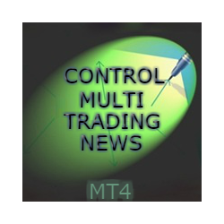 在MetaTrader市场购买MetaTrader 4的'Control Multi Trading News MT4' 自动交易程序（EA交易）