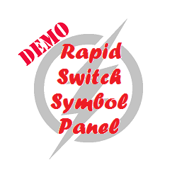 在MetaTrader市场下载MetaTrader 4的'Rapid Switch Symbol Panel Demo' 交易工具