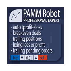 在MetaTrader市场购买MetaTrader 4的'PAMM Robot' 自动交易程序（EA交易）