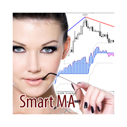 在MetaTrader市场购买MetaTrader 4的'Smart MA' 技术指标