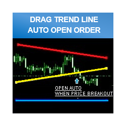 在MetaTrader市场购买MetaTrader 4的'Trend Line Super Order' 交易工具