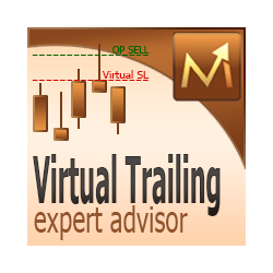 在MetaTrader市场购买MetaTrader 4的'Virtual Trailing' 自动交易程序（EA交易）