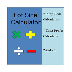 在MetaTrader市场购买MetaTrader 4的'Lot Size Calculator and TPSL' 技术指标