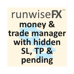 在MetaTrader市场购买MetaTrader 4的'RunwiseFX Money and Trade Manager with Hidden SLTP' 交易工具