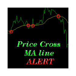 在MetaTrader市场购买MetaTrader 4的'Price Cross MA ALERT' 技术指标