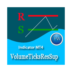 在MetaTrader市场购买MetaTrader 4的'Volume Ticks ResSup' 技术指标