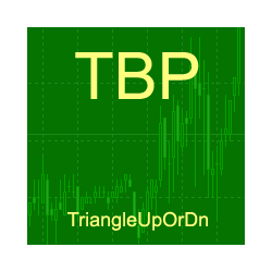 在MetaTrader市场购买MetaTrader 4的'Triangle up or down' 技术指标