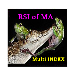 在MetaTrader市场购买MetaTrader 4的'RSI ma Multi  index Alert' 技术指标