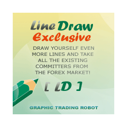 在MetaTrader市场购买MetaTrader 4的'LineDraw Exclusive Robot' 自动交易程序（EA交易）