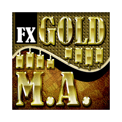 在MetaTrader市场购买MetaTrader 4的'FX Gold MA' 技术指标