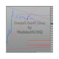 在MetaTrader市场购买MetaTrader 4的'Demark Trend Lines several time frames' 技术指标