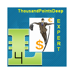 在MetaTrader市场购买MetaTrader 4的'Thousand Points Deep Expert 4' 自动交易程序（EA交易）