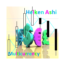 在MetaTrader市场购买MetaTrader 4的'Heiken Ashi Multicurrency' 技术指标