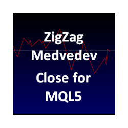 在MetaTrader市场下载MetaTrader 5的'ZigZag Medvedev Close for MQL5' 技术指标