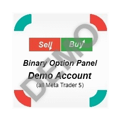 在MetaTrader市场下载MetaTrader 5的'Binary Options Demo Account for MT5 Demo' 交易工具