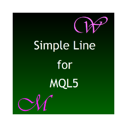 在MetaTrader市场下载MetaTrader 5的'Simple Line for MQL5' 技术指标