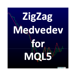 在MetaTrader市场下载MetaTrader 5的'ZigZag Medvedev for MQL5' 技术指标