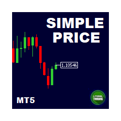 在MetaTrader市场下载MetaTrader 5的'LT Simple Price' 交易工具