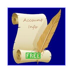 在MetaTrader市场下载MetaTrader 5的'Account Info Free for MT5' 交易工具