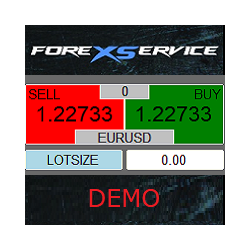 在MetaTrader市场下载MetaTrader 5的'One Click Trader MT5 Demo' 交易工具