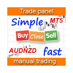 在MetaTrader市场下载MetaTrader 5的'Simple panel EA plus DEMO MT5' 交易工具