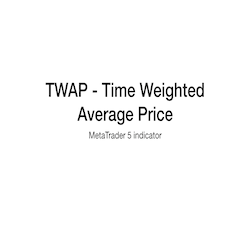 在MetaTrader市场购买MetaTrader 5的'Time Weighted Average Price' 技术指标